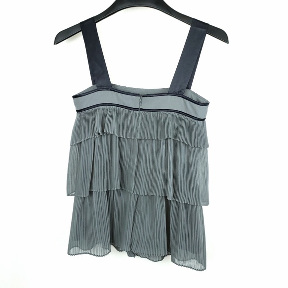 FCUK French Connection Angela Pleated Flapper Top - Picture 7 of 7